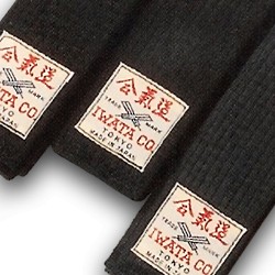 Aikido Obi Iwata Cinturón Negro