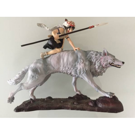 Figura de Princesa Mononoke Inugami y  San