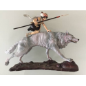 Figura de Princesa Mononoke Inugami y  San Cominica Memorial