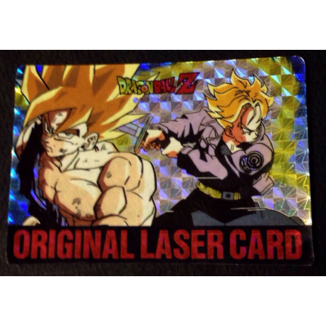 Dragon Ball Z Amada PP Card Original Laser Card（Goku・Trunks)