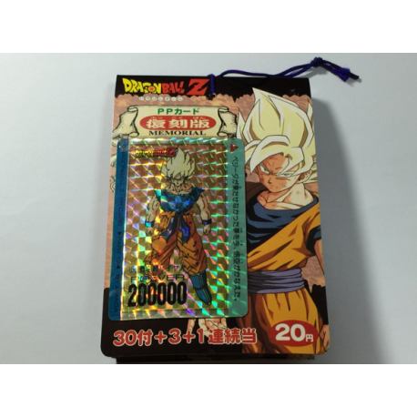 Dragon Ball Amada PP Card Memorial Pull Pack series 14/15 (34 tarjetas) edición 1996