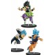 Set de 3 figuras Dragon Ball Super the Movie Ultimate Soldiers (La película) Broly (Versión furia) Goku y Vegeta (modo dios)