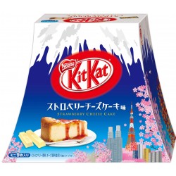 Kit Kat especial Japón de fresa y queso con caja del monte Fuji (9 unidades))