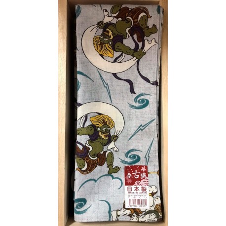 Oni demon Japanese tenugui handkerchief