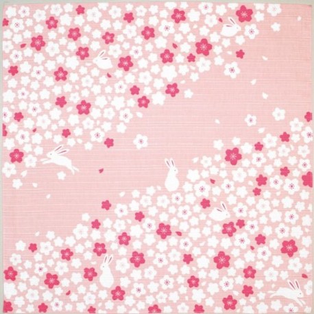 Furoshiki tradicional japones cerezo sakura conejo