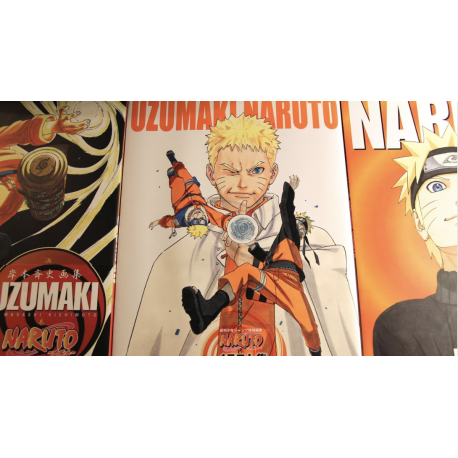 Ultimo Stock! Uzumaki: Kishimoto Masashi Illustration 3 libros 